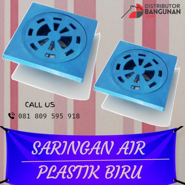 Saringan Air Plastik Biru (30)