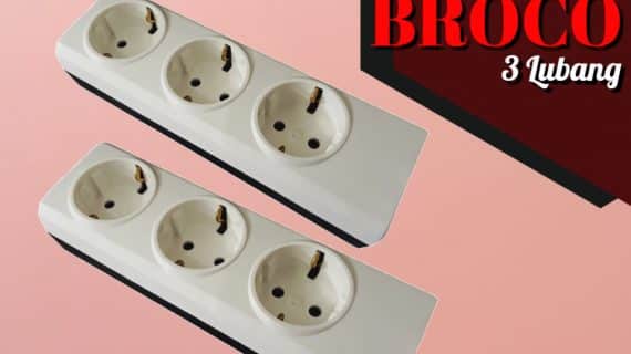 Stop Kontak 3 Lubang Arde “BROCO” 15330