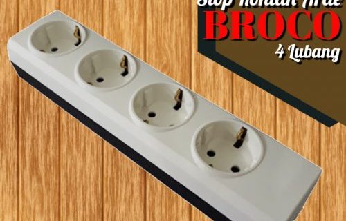 Stop Kontak 4 Lubang Arde “BROCO” 15340