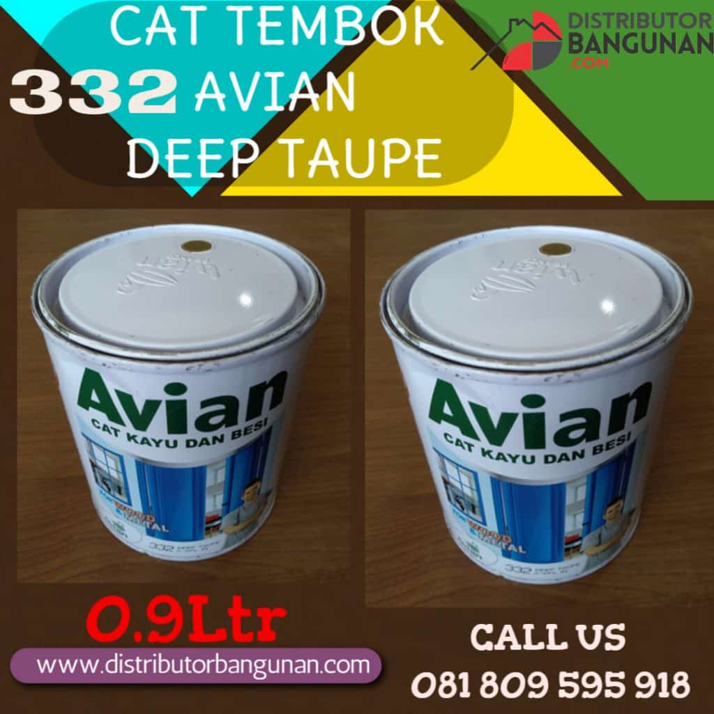 CAT TEMBOK AVIAN 332 DEEP TAUPE