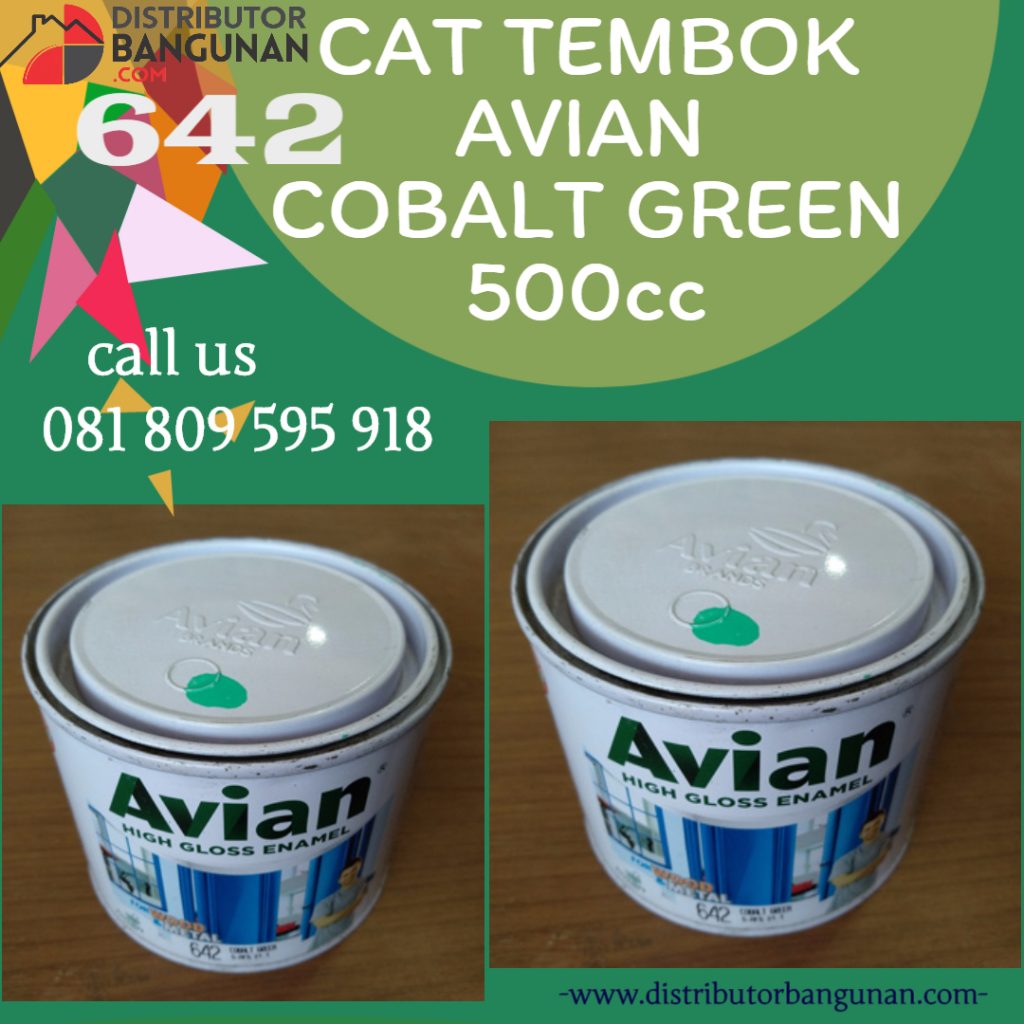 CAT TEMBOK AVIAN 642 COBALT GREEN