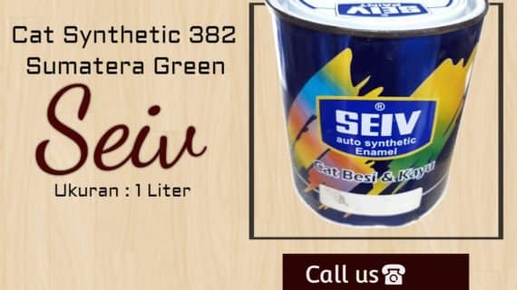 Cat Synthetic “Seiv” 382 Sumatera Green 1 ltr