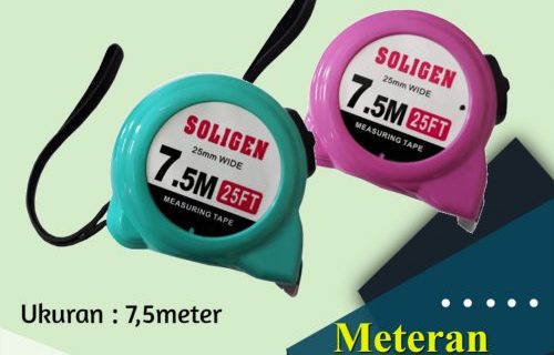 Meteran 7,5m “SOLIGEN” Bagus (148)