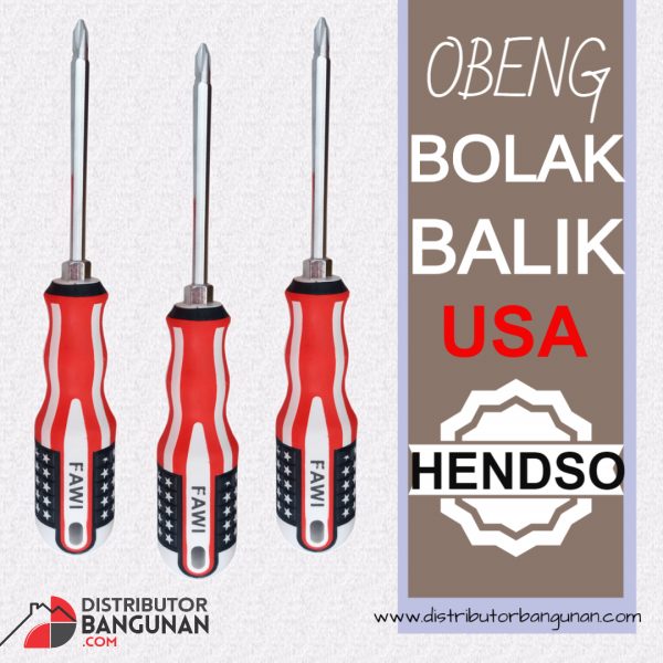 Obeng bolak balik USA HENDSO" (148)