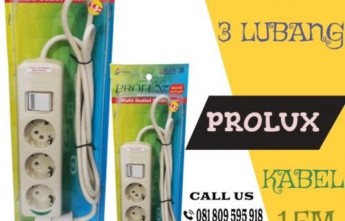 Stop Kontak 3 Lbg Coverlet “PROLUX”