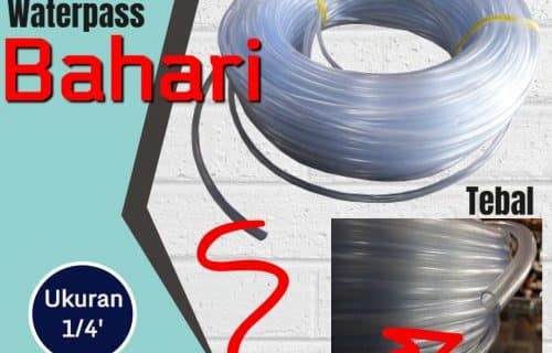 Selang Elastis 1/4′ Waterpass “BAHARI” Tbl