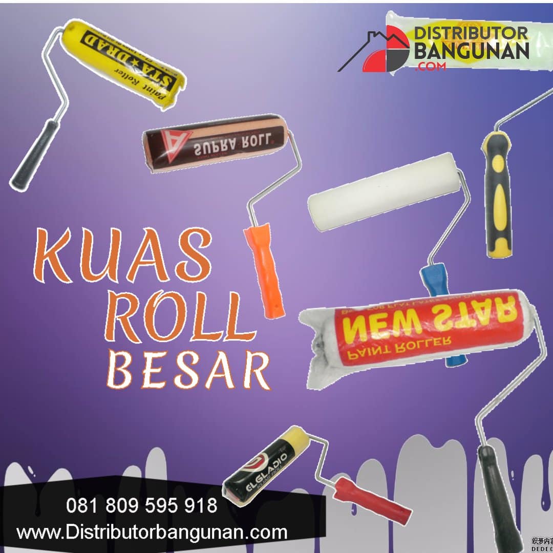 kuas roll besar
