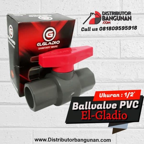 Ballvalve 1/2' Pvc "ELG/GLC/OWNR/HMSTR"