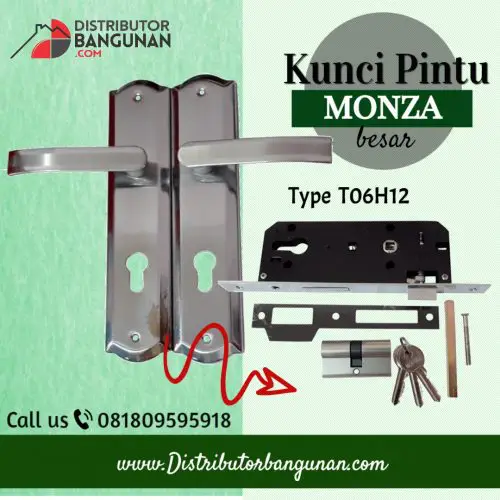 Kunci Pintu Besar "MONZA" T06H12 (116)