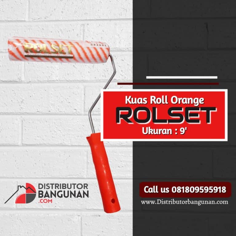 Kuas Roll Orange ROLSET 9