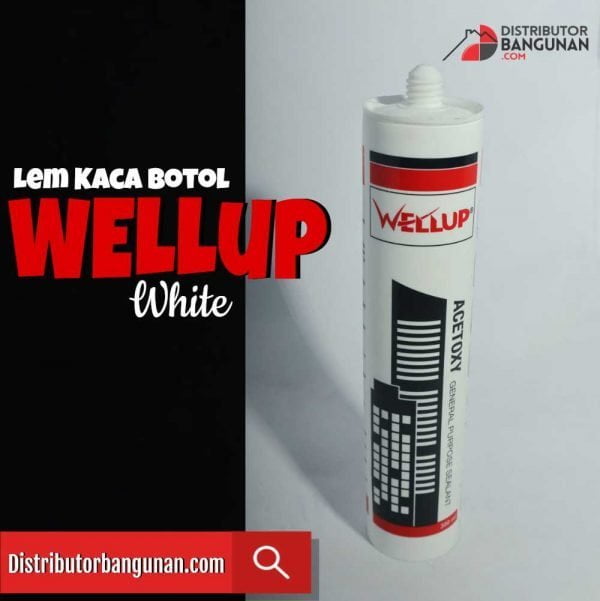 Lem Kaca Botol "DERFOE/WELLUP" White - Image 2