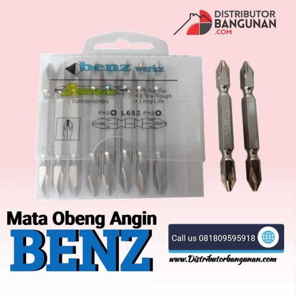 Mata Obeng Angin "BENZ"@10pcs (147)