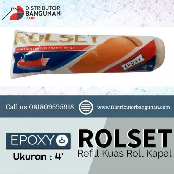 Refill Kuas Roll "ROLSET" Epoxy Kapal
