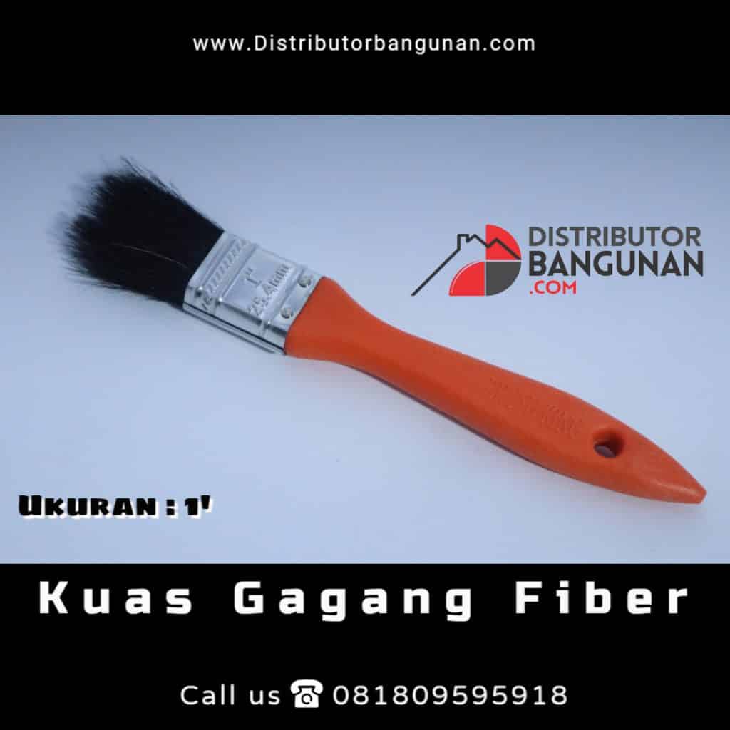Kuas 1' Gg Fiber "KING" 1 Kuas GG fiber ukuran 1