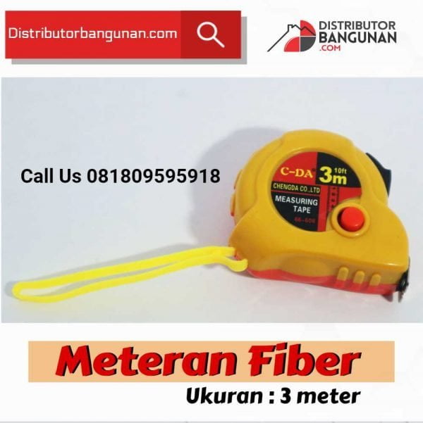 Meteran 3 meter Fiber "CDA" (148)