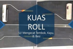 Kuas Roll Untuk Mengecat Tembok Kayu dan Besi | Distributor Bahan Bangunan di Bandung