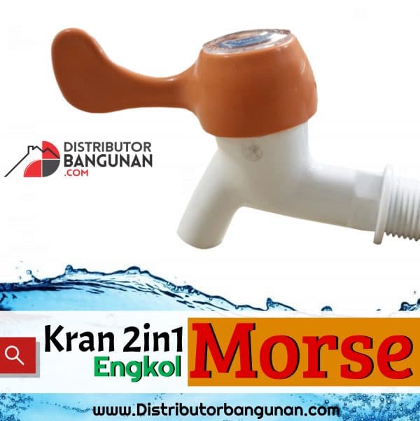Kran 2in1 Pvc Engkol MORSE
