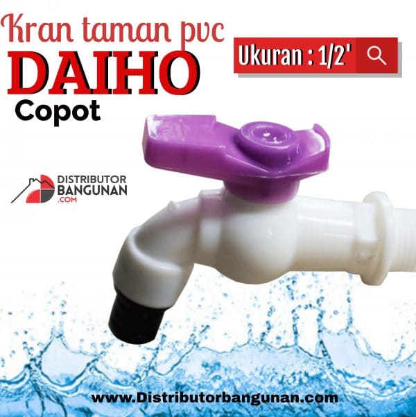 Kran Taman 1/2' Pvc Copot DAIHO