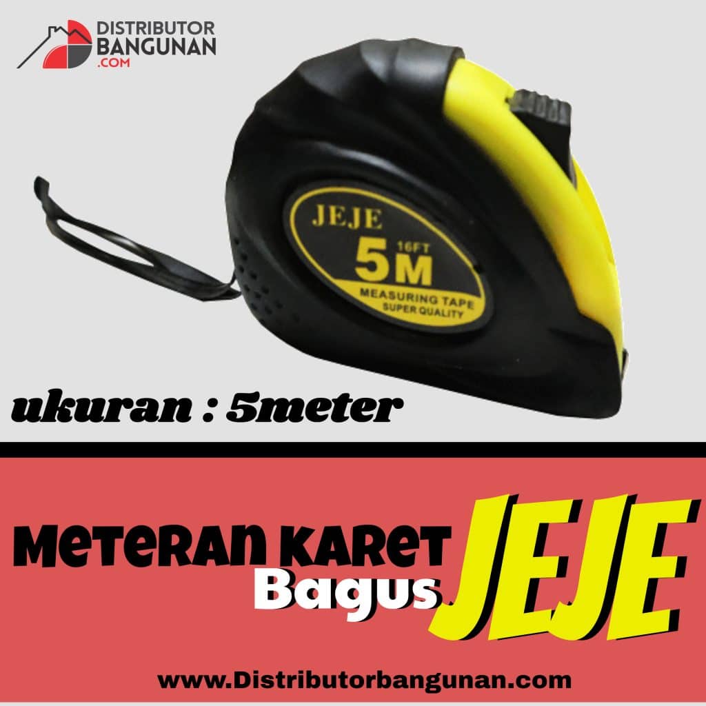 meteran 5m karet bagus jeje