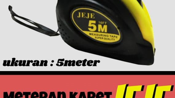Meteran 5 m Karet Bagus JEJE (148)
