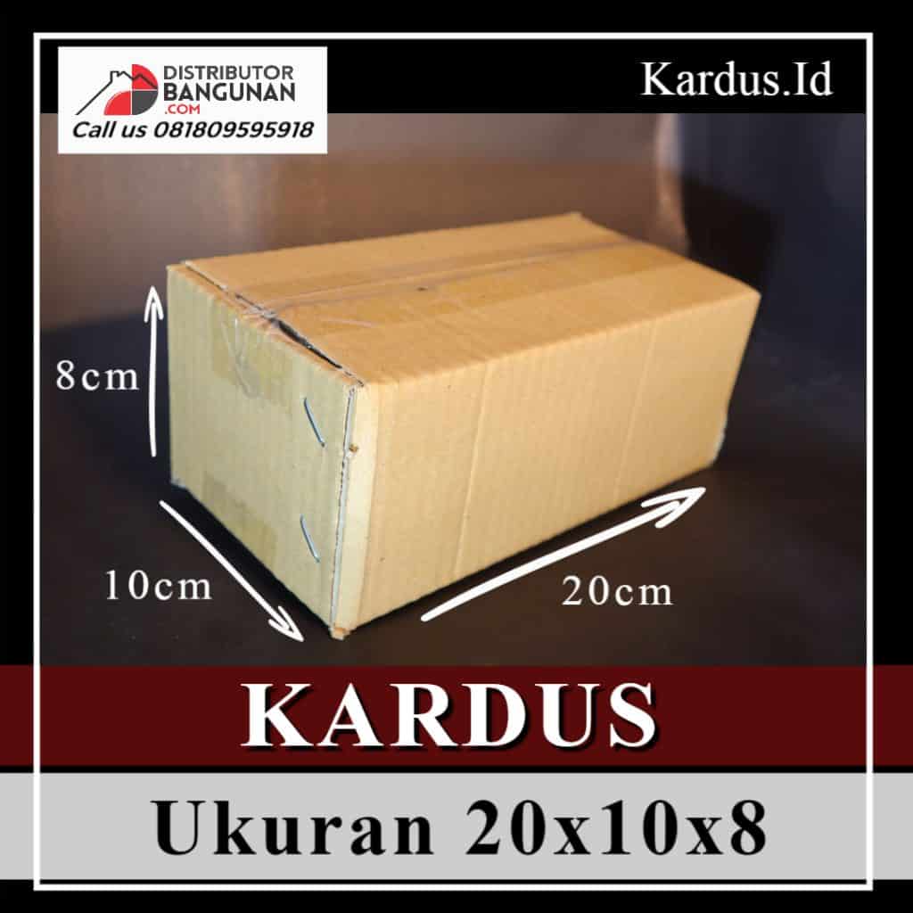 Kardus ukuran 20x10x8