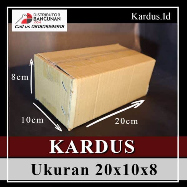 Kardus Polos Ukuran 20 x 10 x 8