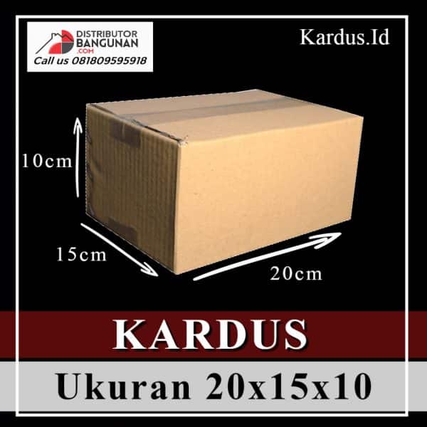 Kardus Polos Ukuran 20 x 15 x 10