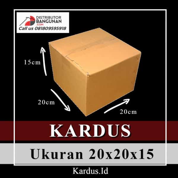 Kardus Polos Ukuran 20 x 20 x 15
