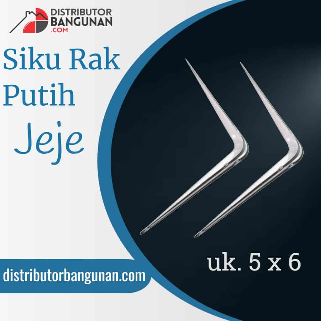 Siku Rak 5x6 Putih JEJE