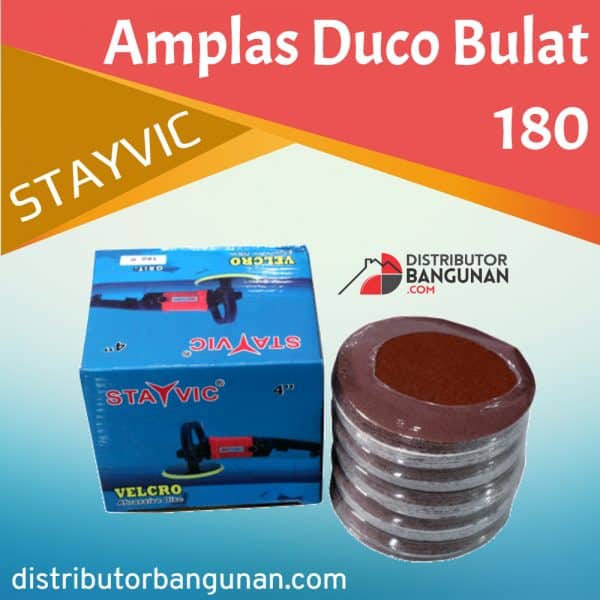 Amplas Duco Bulat 180 STAYFIC (100 pcs)