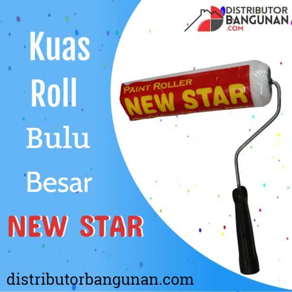 Kuas Roll Bulu Besar NEW STAR