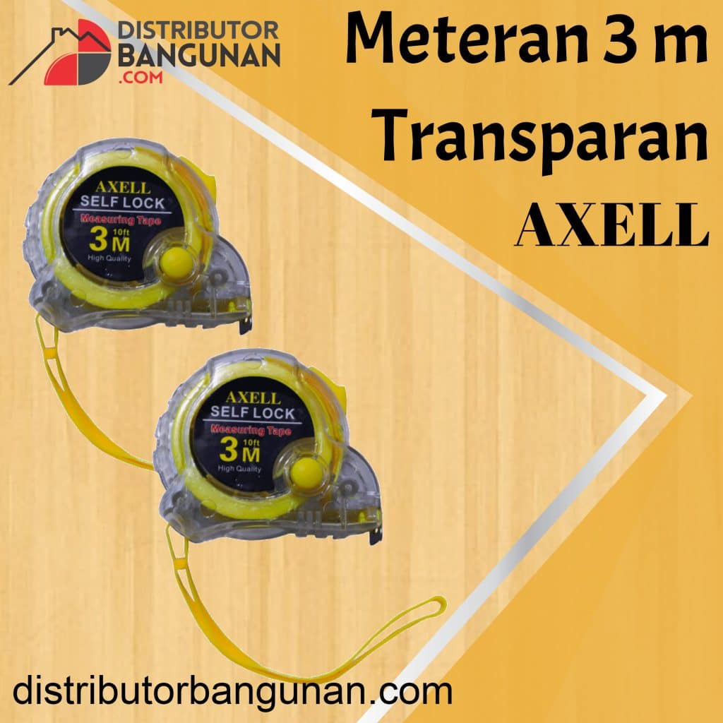 Meteran 3m Transp AXELL