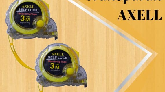 Meteran 3 m Transp AXELL (148)