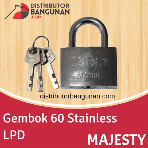 Gembok 60 Stainles Lpd MAJESTY