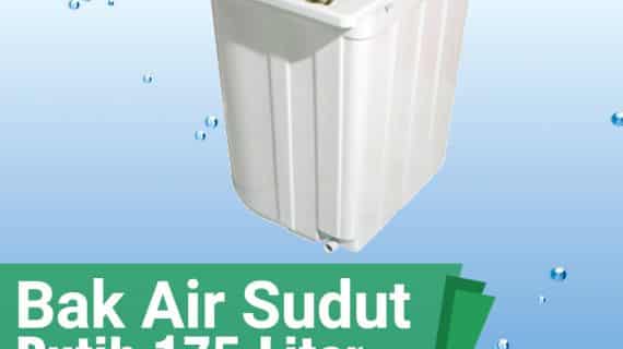 Bak Air Sudut Putih 175 Ltr KOALA