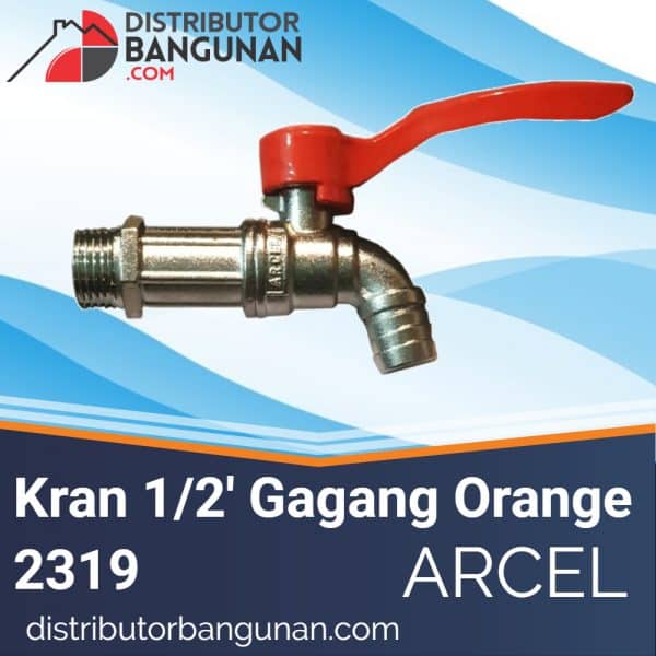 Kran 1/2' Gagang Orange 2319 ARCEL