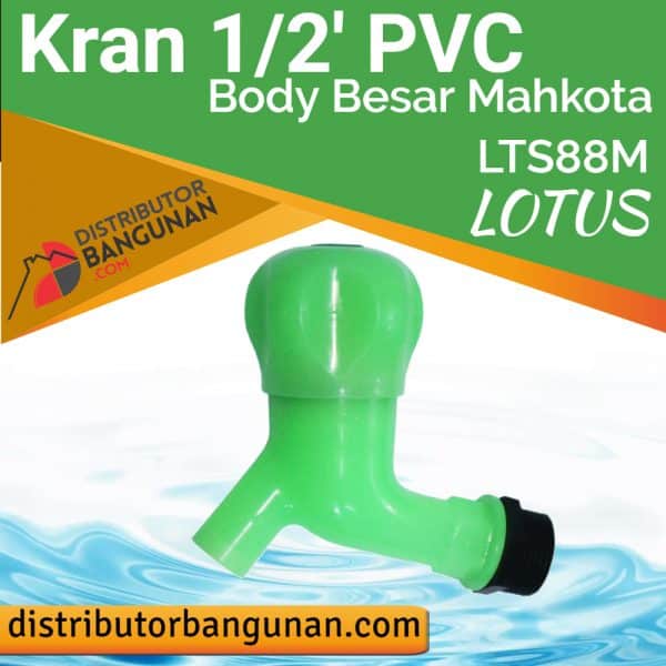 Kran 2in1 Pvc Body Besar Mahkota LTS88M LOTUS