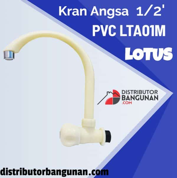 Kran Angsa 1/2' Pvc LTA01M LOTUS (52)