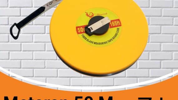 Meteran 50 m Bulat Fiber ZJ (148)