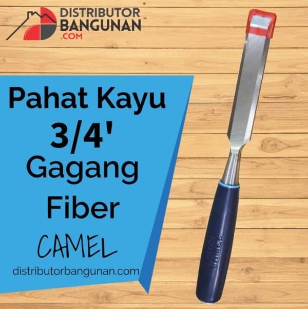 Pahat Kayu 3/4' Gagang Fiber CAMEL (142)