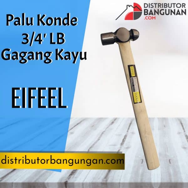 Palu Konde 3/4 Lb Gagang Kayu EIFFEL (144)