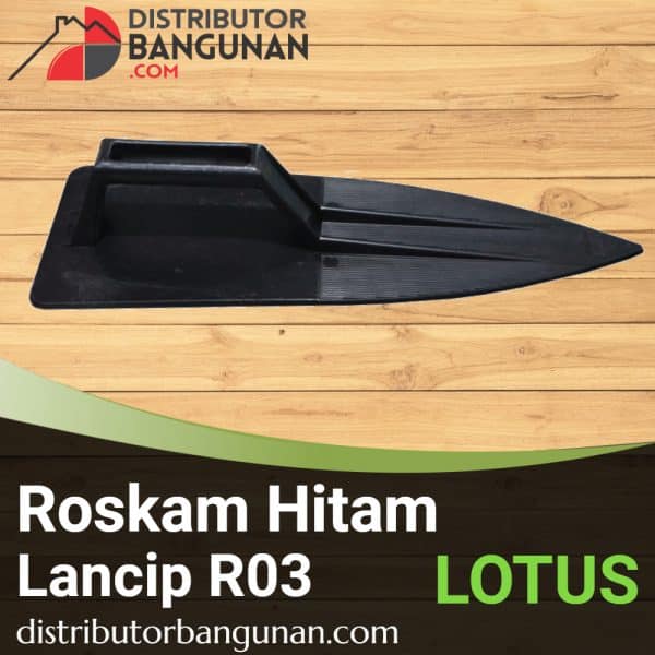 Roskam Pvc Hitam Lancip R03 LOTUS (149)