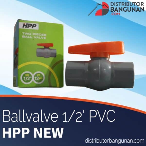 Ballvalve 1/2' pvc HPP NEW