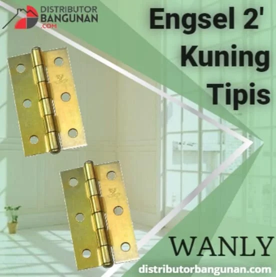 Engsel 2' Kuning Tipis WANLY