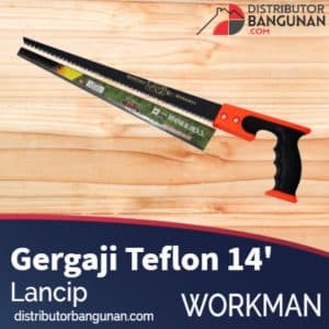 Gergaji Teflon 14 Lancip WORKMAN