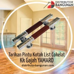 Tarikan Pintu Kotak List Cokelat Kk Gajah YAMRO