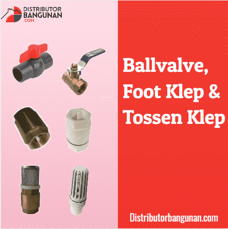 ballvalve foot klep tossen klep