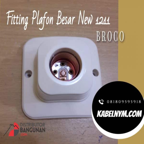 Fitting Plafon Besar New 1211 BROCO (12 Pcs) (196)