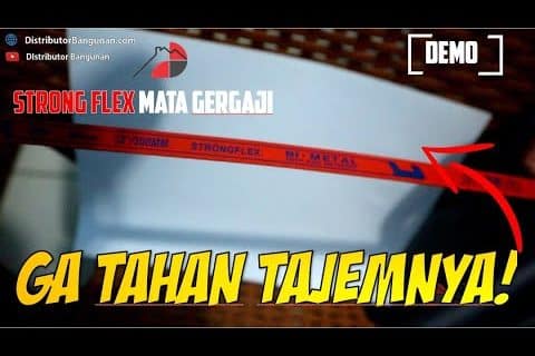 Demo Mata Gergaji Besi BAJA StrongFlex. Tajam BENER!