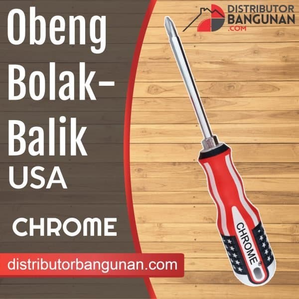Obeng Bolak Balik Usa 216 CROME